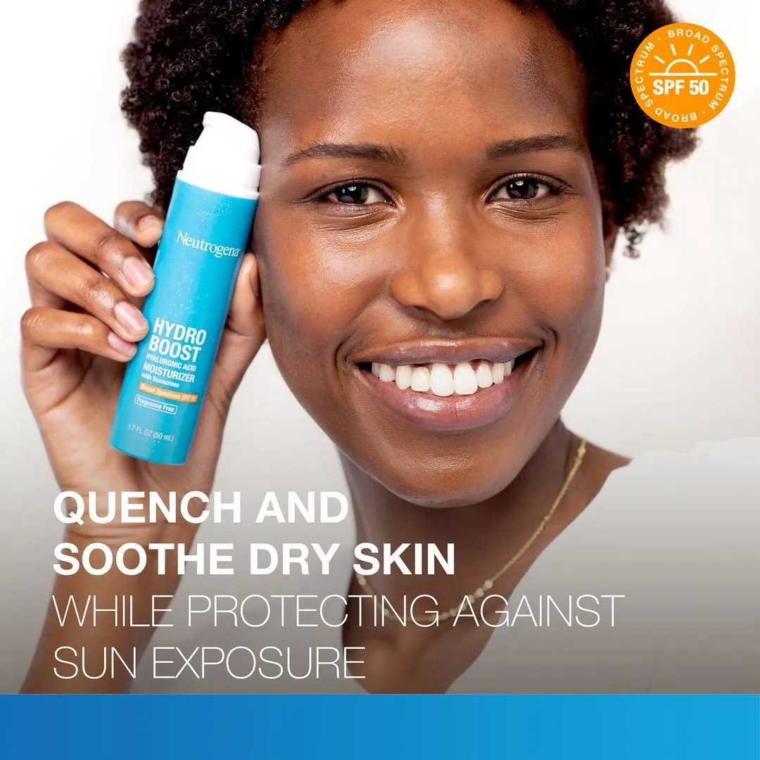 Neutrogena Hydro Boost Hyaluronic Acid Moisturizer SPF 50 - Imagen 2