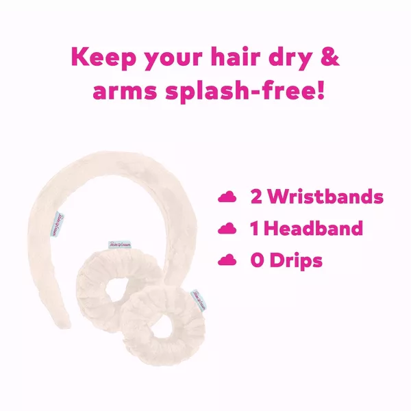 MakeUp Eraser Wifey Head Band/Wrist Guard/Wipe - Imagen 5
