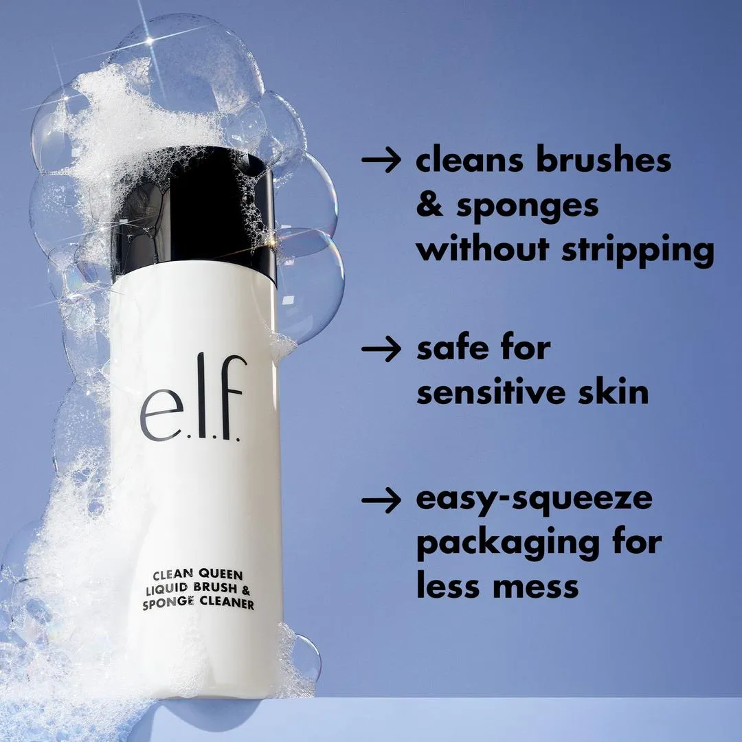 e.l.f. Cosmetics Clean Queen Liquid Brush & Sponge Cleaner - Imagen 4