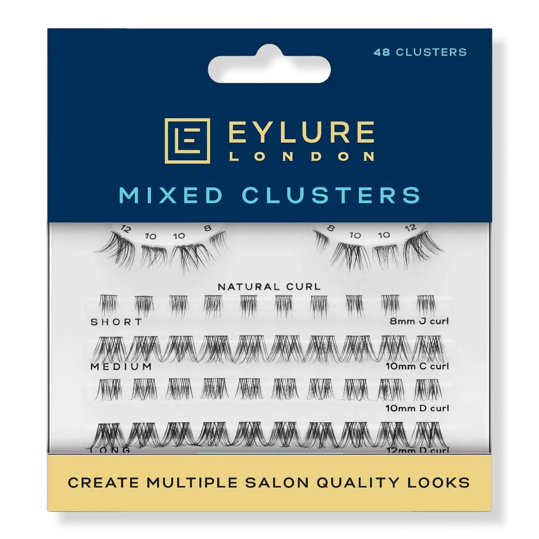Eylure Mixed Eyelash Cluster Kit with 4 Cluster Styles