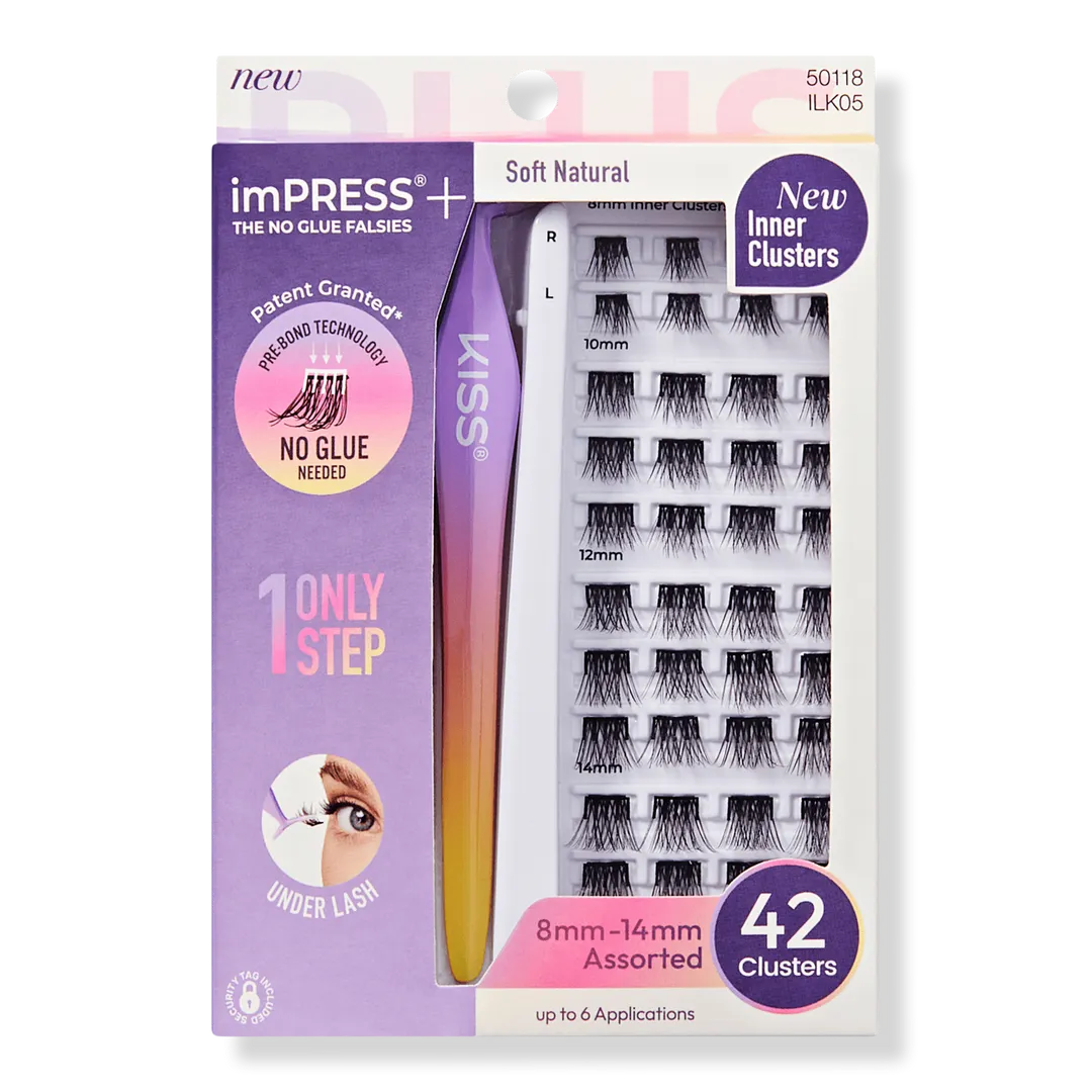 Kiss imPRESS+ Press On Self Adhesive Eyelashes