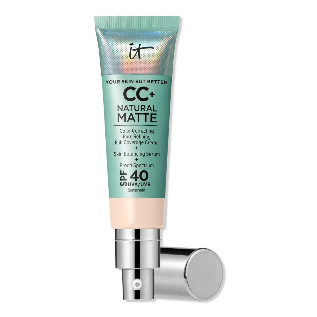 IT Cosmetics CC+ Cream Natural Matte Foundation with SPF 40