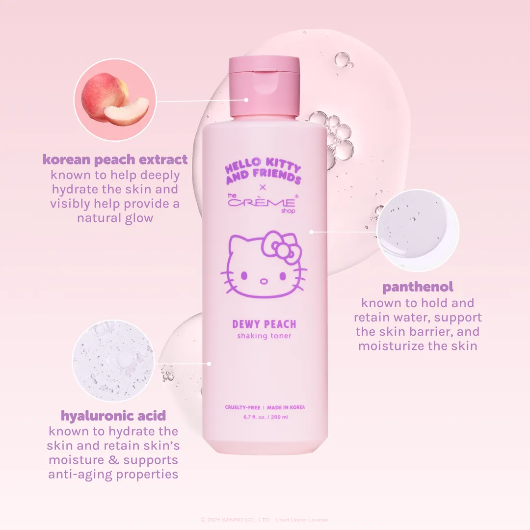 The Crème Shop Hello Kitty and Friends Dewy Peachy Shaking Toner - Imagen 3