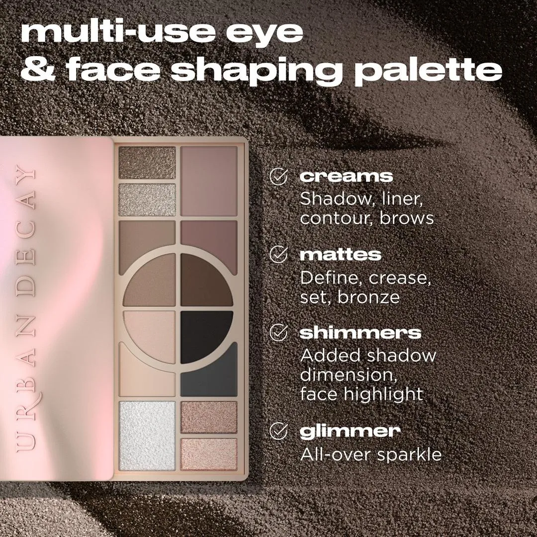 Urban Decay Cosmetics Naked Shaped Multi-Tasking Eyeshadow Palette Cool - Imagen 3