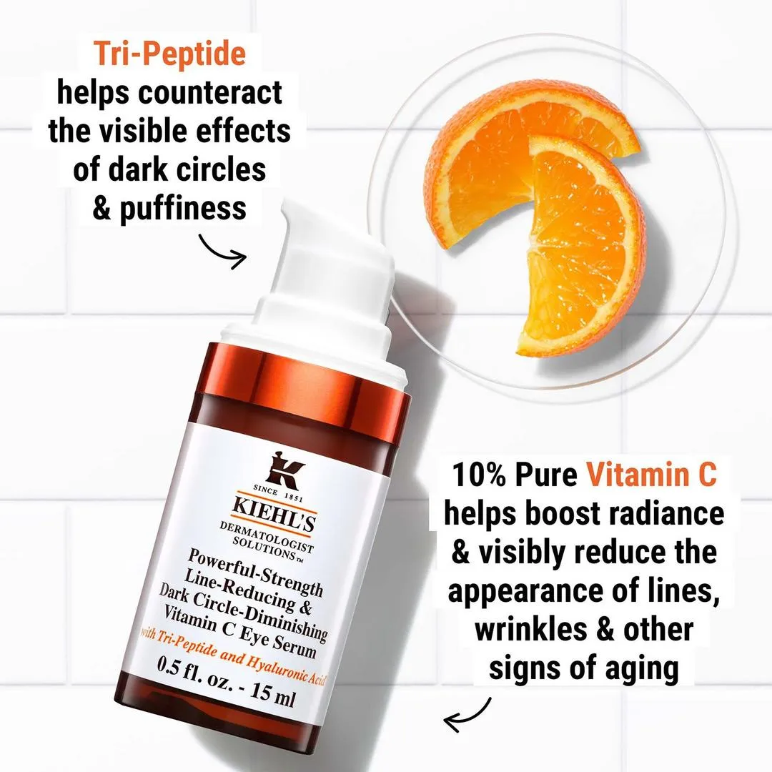 Kiehl's Since 1851 Powerful-Strength Dark Circle Reducing Vitamin C Eye Serum - Imagen 3