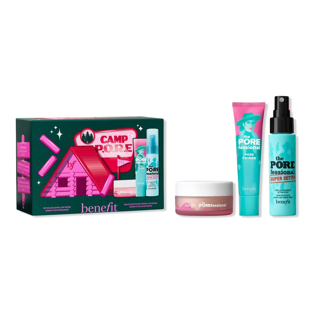 Benefit Cosmetics Camp Pore 3 Piece Makeup Gift Set
