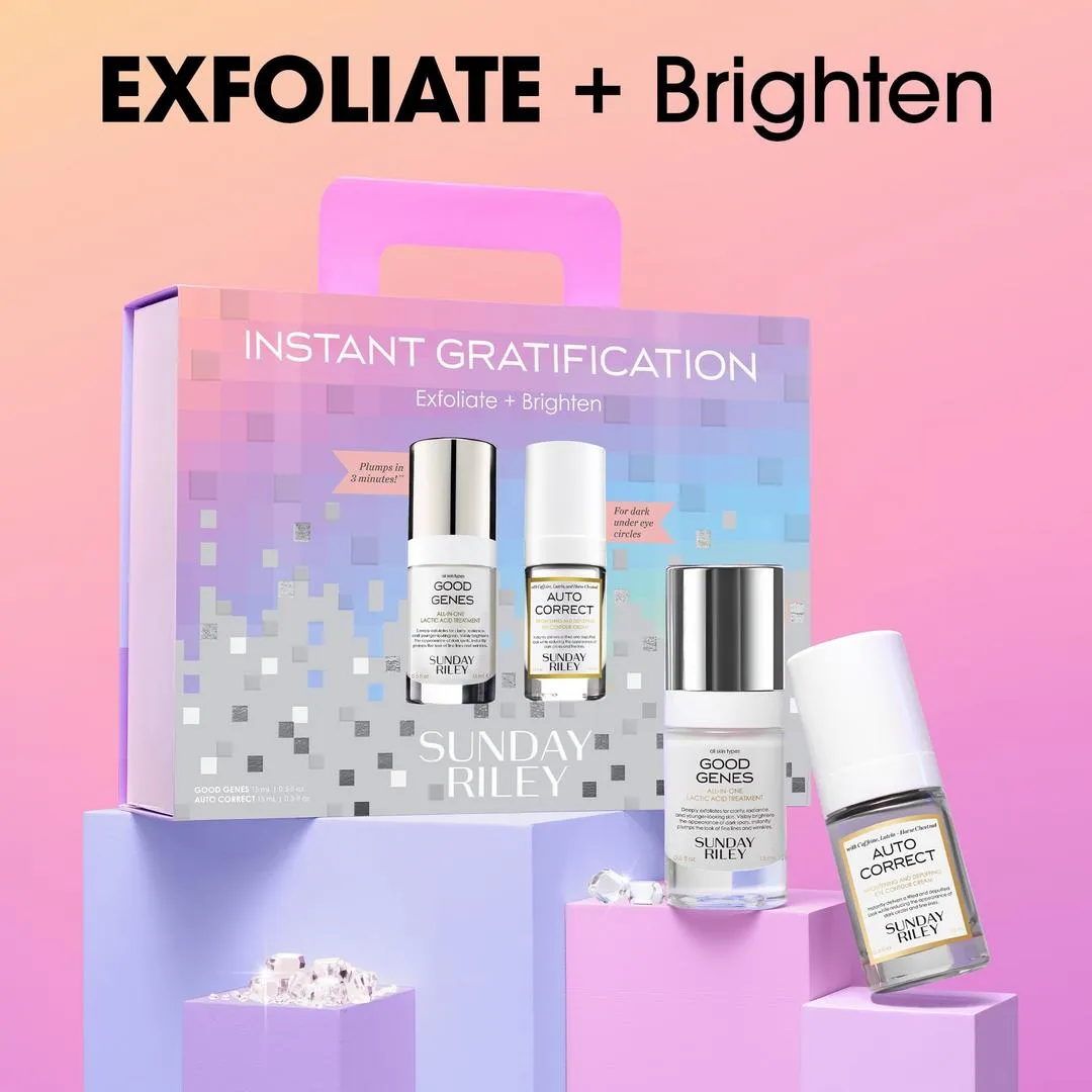 SUNDAY RILEY Instant Gratification Exfoliate + Brighten Gift Set - Imagen 2