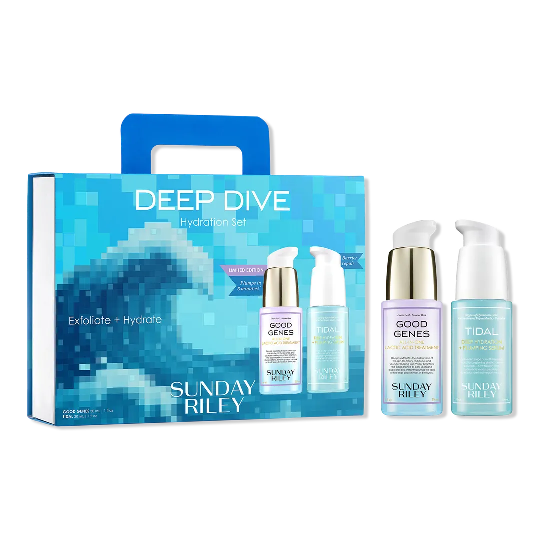 SUNDAY RILEY Deep Dive Exfoliate + Hydrate Gift Set