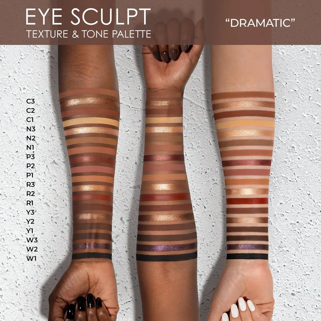 NATASHA DENONA Eye Sculpt Texture & Tone Eyeshadow Palette - Imagen 3