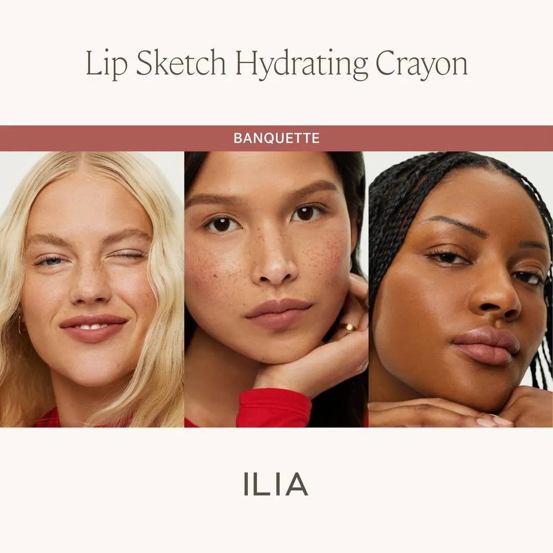 ILIA The Mini Lip Sketch Duo - Clean Mini Lipstick + Lip Liner Set - Imagen 3