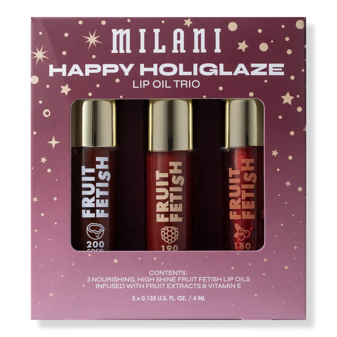 Milani HAPPY HOLIGLAZE - Fruit Fetish Lip Oils Set
