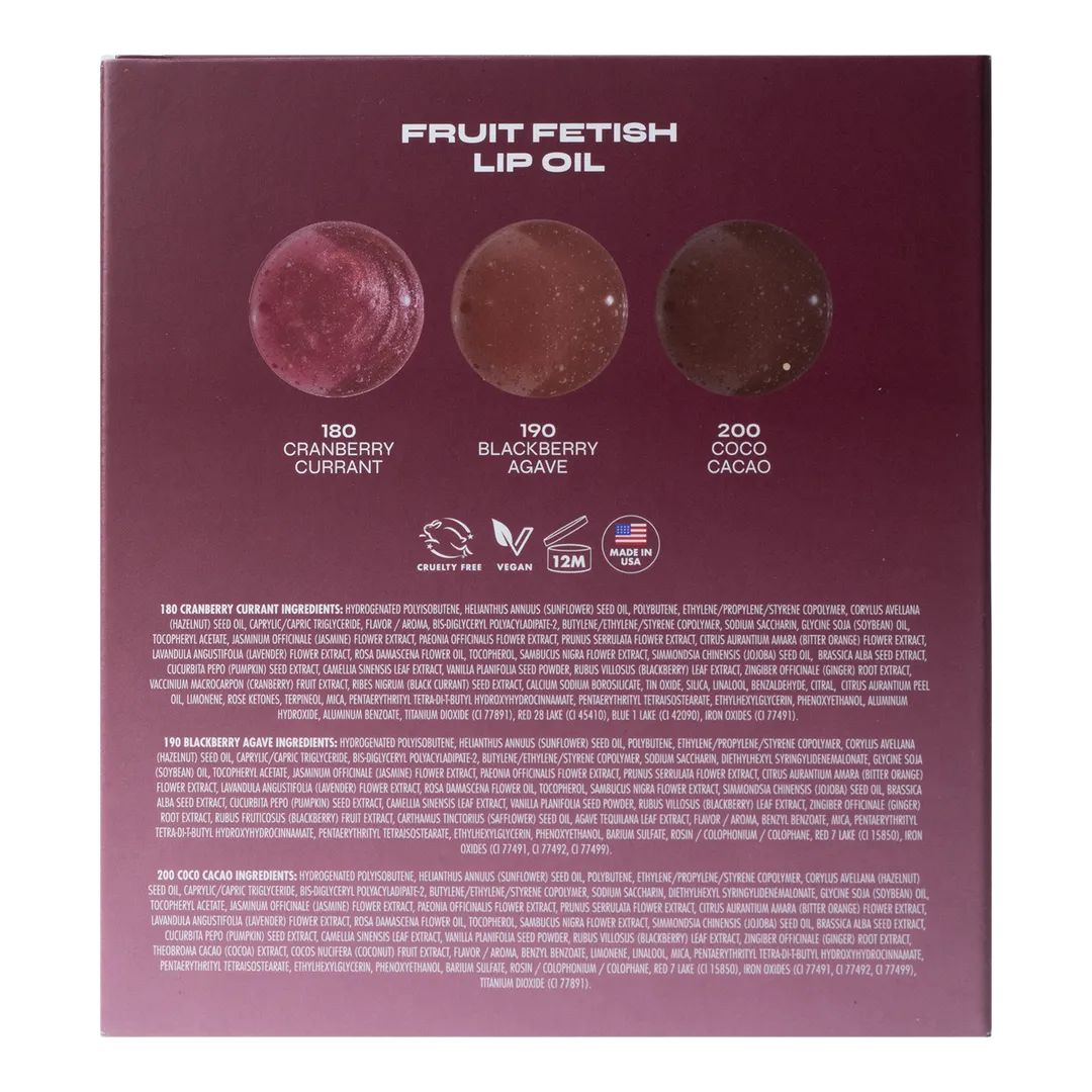 Milani HAPPY HOLIGLAZE - Fruit Fetish Lip Oils Set - Imagen 2