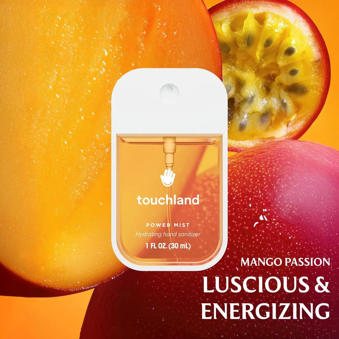 Touchland Limited Edition Power Mist Hydrating Hand Sanitizer Luscious 5-set - Imagen 4