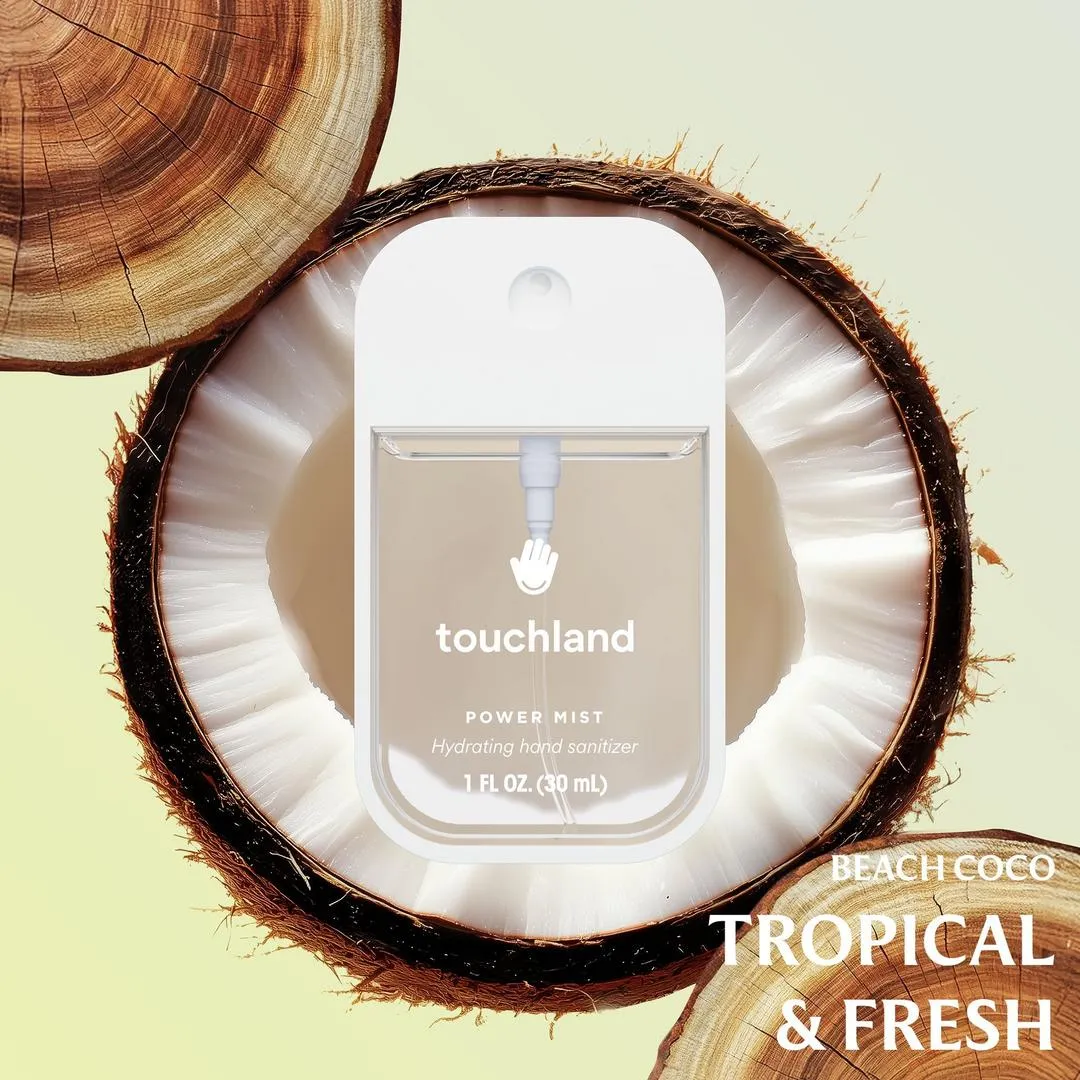 Touchland Limited Edition Power Mist Hydrating Hand Sanitizer Luscious 5-set - Imagen 3