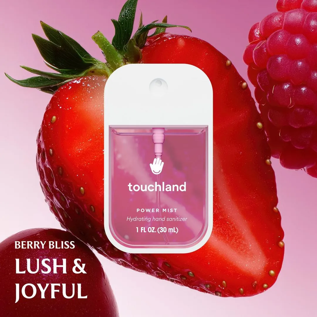 Touchland Limited Edition Power Mist Hydrating Hand Sanitizer Luscious 5-set - Imagen 2