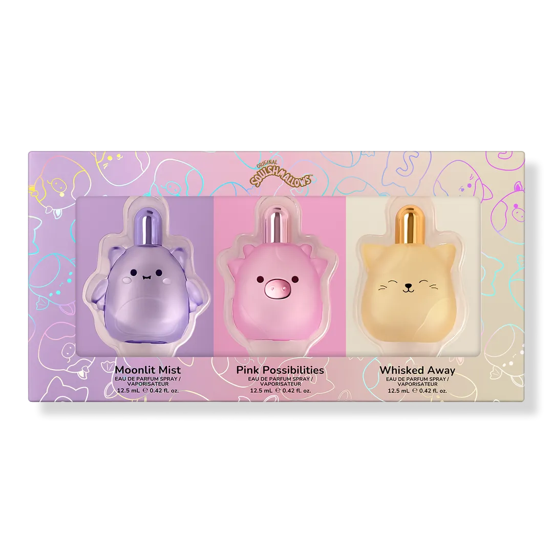 Squishmallows Fragrances 3-Piece Coffret Set