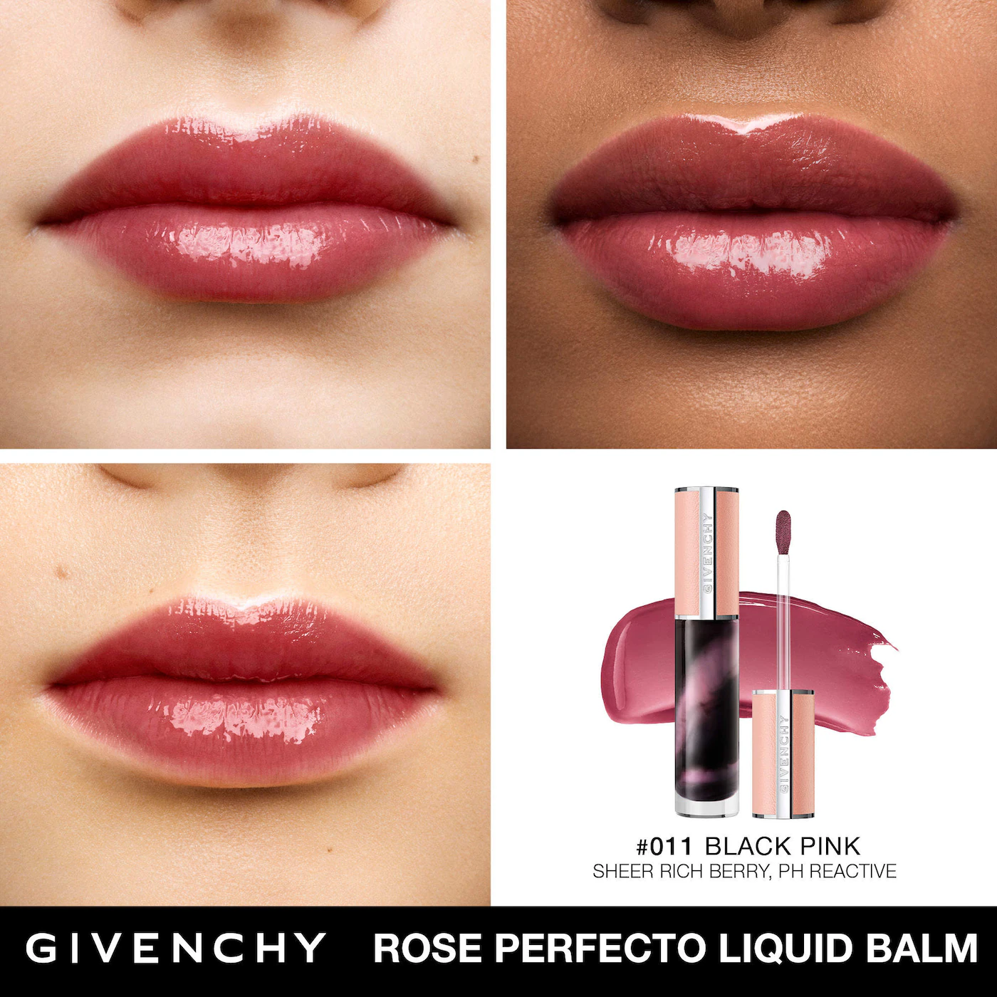 Givenchy Limited Edition Rose Perfecto Tinted Liquid Balm Duo Set - Imagen 3