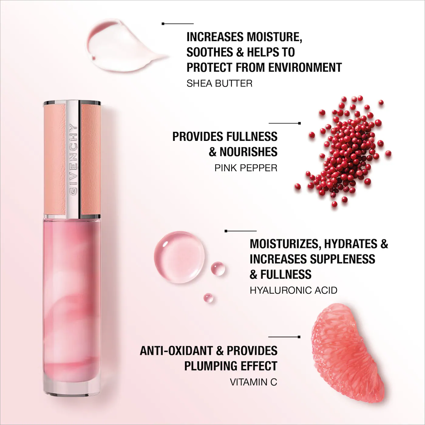 Givenchy Limited Edition Rose Perfecto Tinted Liquid Balm Duo Set - Imagen 2