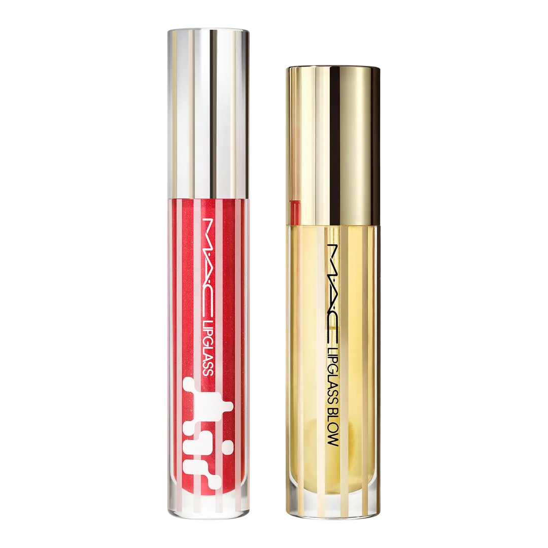 MAC Blowing Air Kisses Glossy Lip Duo - Imagen 2