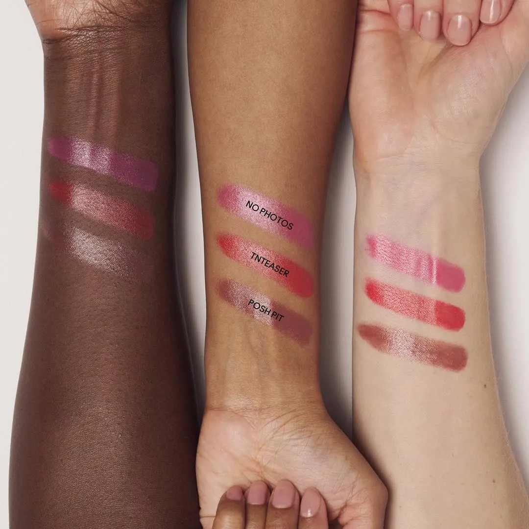 MAC Wildest Gleams Mini Lustreglass Lip Trio Brights - Imagen 3