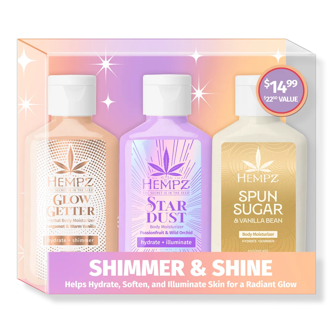 Hempz Mini Moisturizers Shimmer & Shine Kit