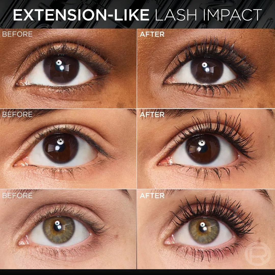 L'Oréal Extensionist Lengthening and Curling Washable Mascara - Imagen 3