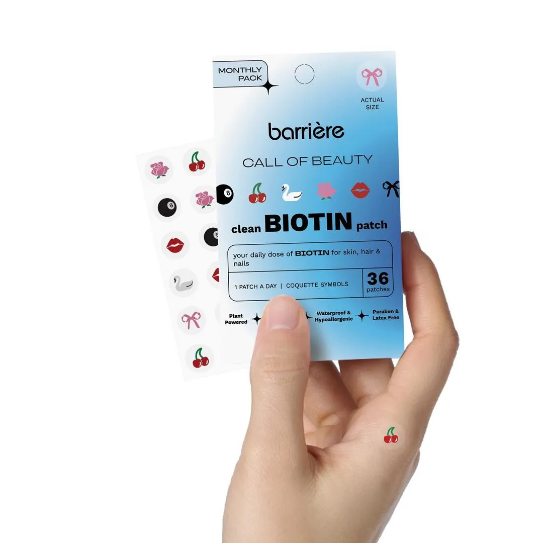 Barrière CALL OF BEAUTY Biotin Patch 36 Pack - Imagen 4
