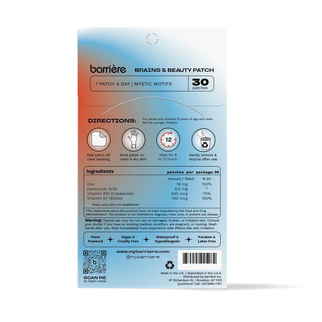 Barrière BRAINS & BEAUTY Patch 30 Pack - Imagen 5