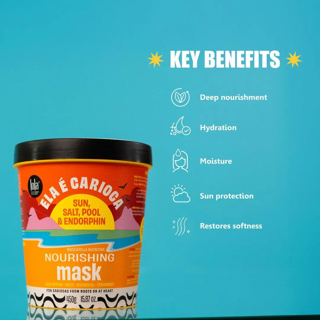 Lola From Rio Ela É Carioca Hair Mask for Dry or Damaged Hair - Imagen 4