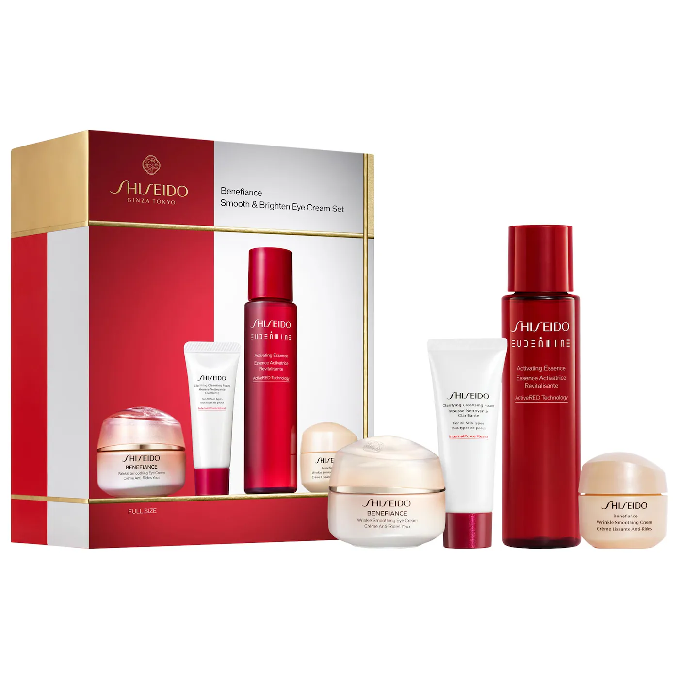 Shiseido Smooth & Brighten Eye Cream Set