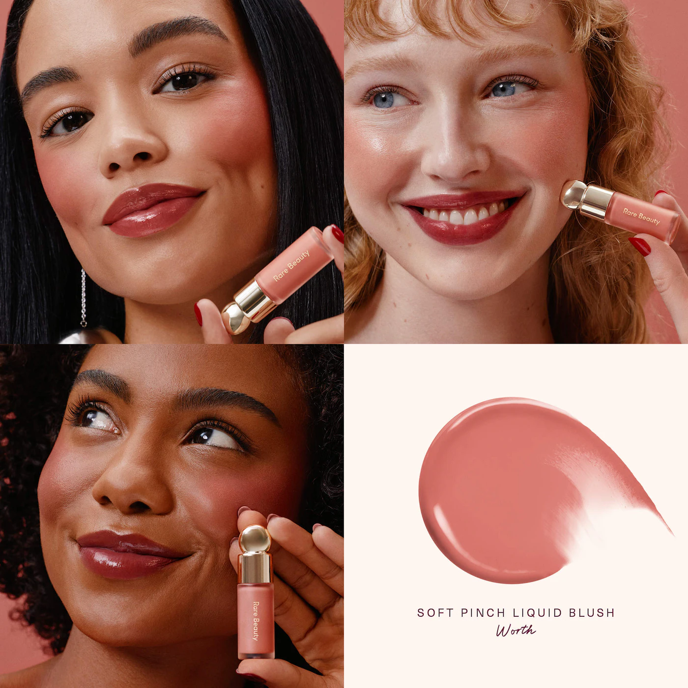 Rare Beauty by Selena Gomez Soft Pinch Cheek & Lip Trio Makeup Gift Set - Imagen 2