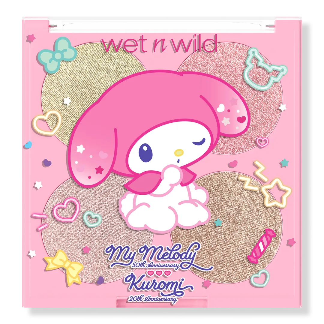 Wet n Wild My Melody Anniversary Blush & Highlighter Quad