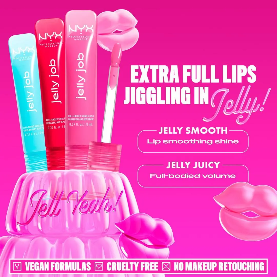 NYX Professional Makeup Jelly Job Lip Gloss - Imagen 4