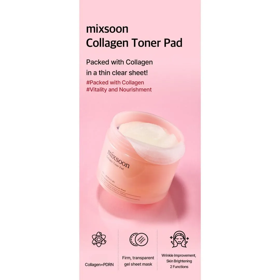 Mixsoon Collagen Hydrating Toner Pad - Imagen 2
