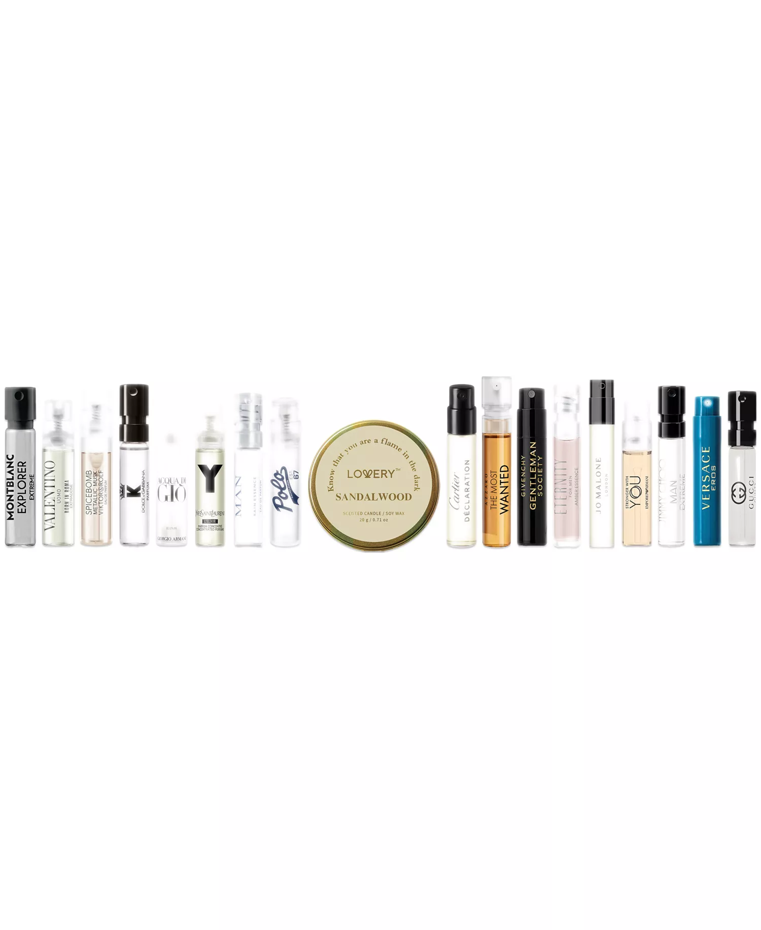 18-Pc. Favorite Scents Sampler Set For Him Eau De Parfum Fragrance Kit - Imagen 3