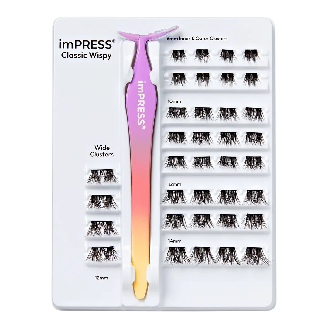 Kiss imPRESS Pre-Glued Lash Clusters Kit - Imagen 2