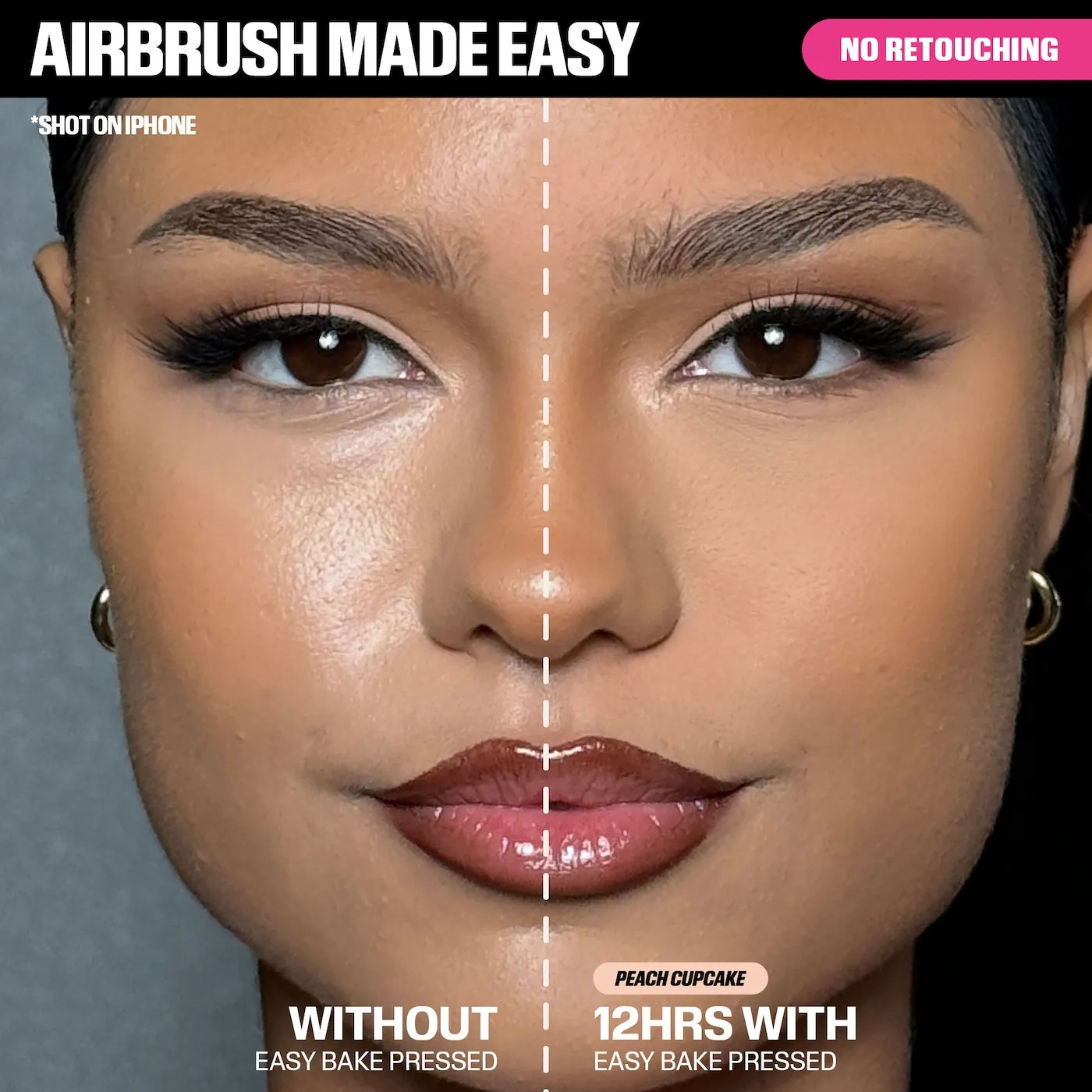 HUDA BEAUTY Easy Bake Airbrush Matte Pressed Setting Powder - Imagen 9