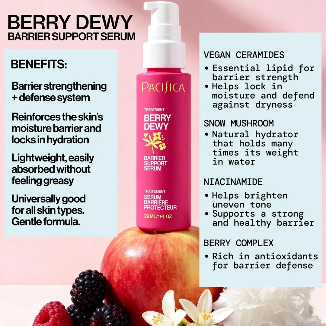 Pacifica Berry Dewy Barrier Support Serum - Imagen 3