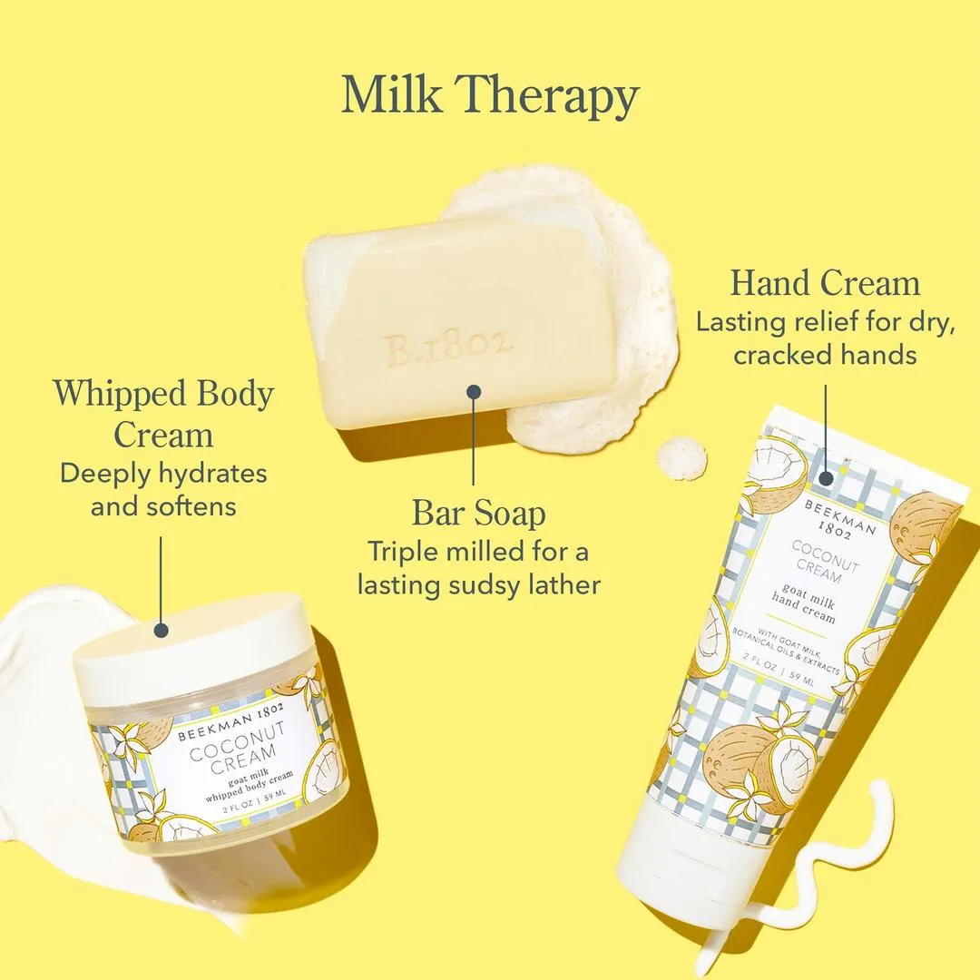 Beekman 1802 Coconut Cream Goat Milk Bodycare Discovery Kit - Imagen 2