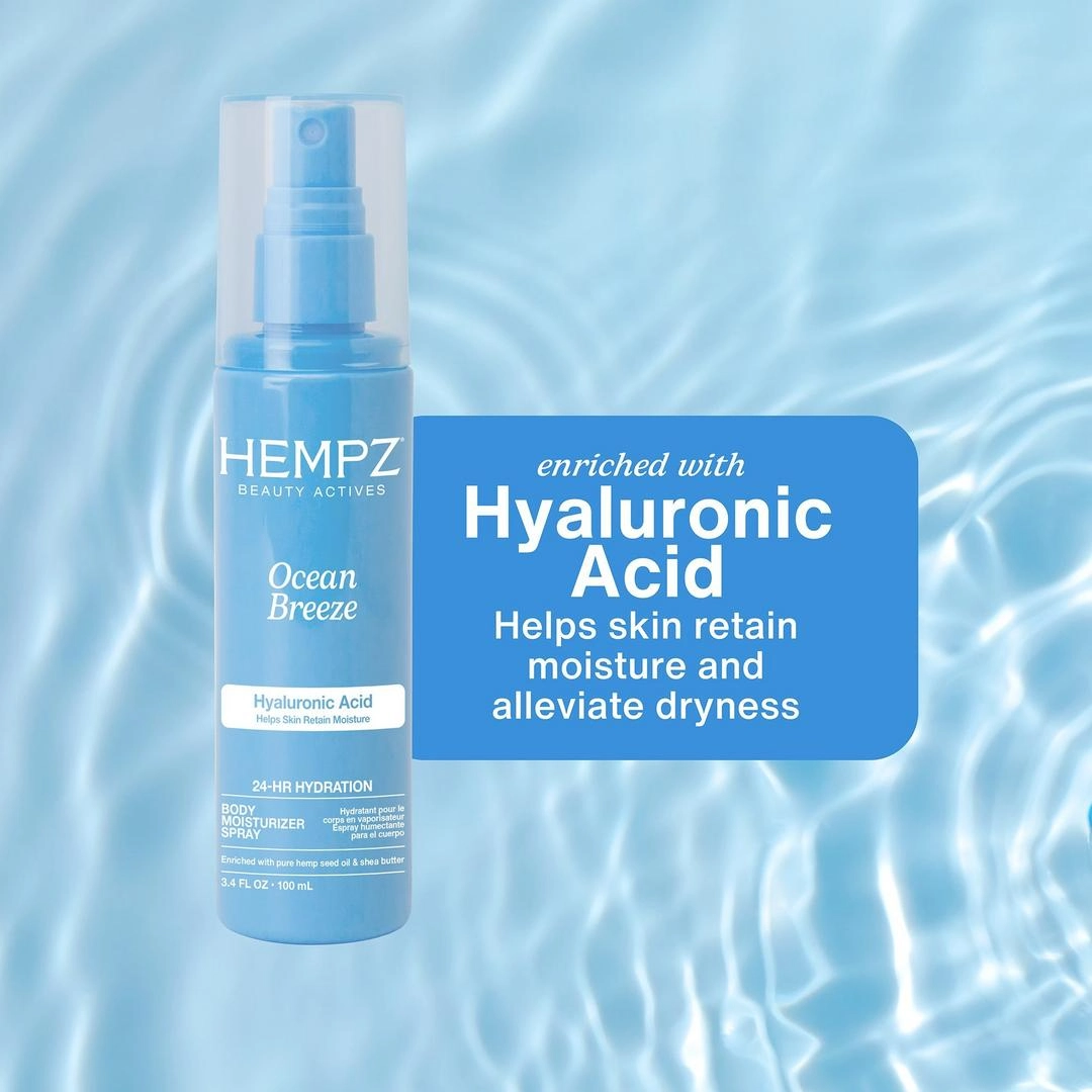 Hempz Ocean Breeze Body Moisturizer Spray with Hyaluronic Acid - Imagen 2