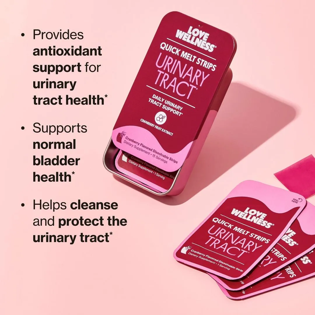 Love Wellness URINARY TRACT Quick Melt Strips - Imagen 5