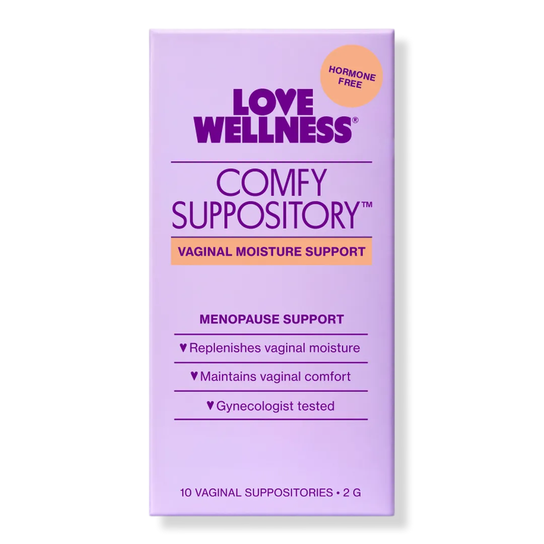 Love Wellness Comfy Suppository: Vaginal Moisture Support