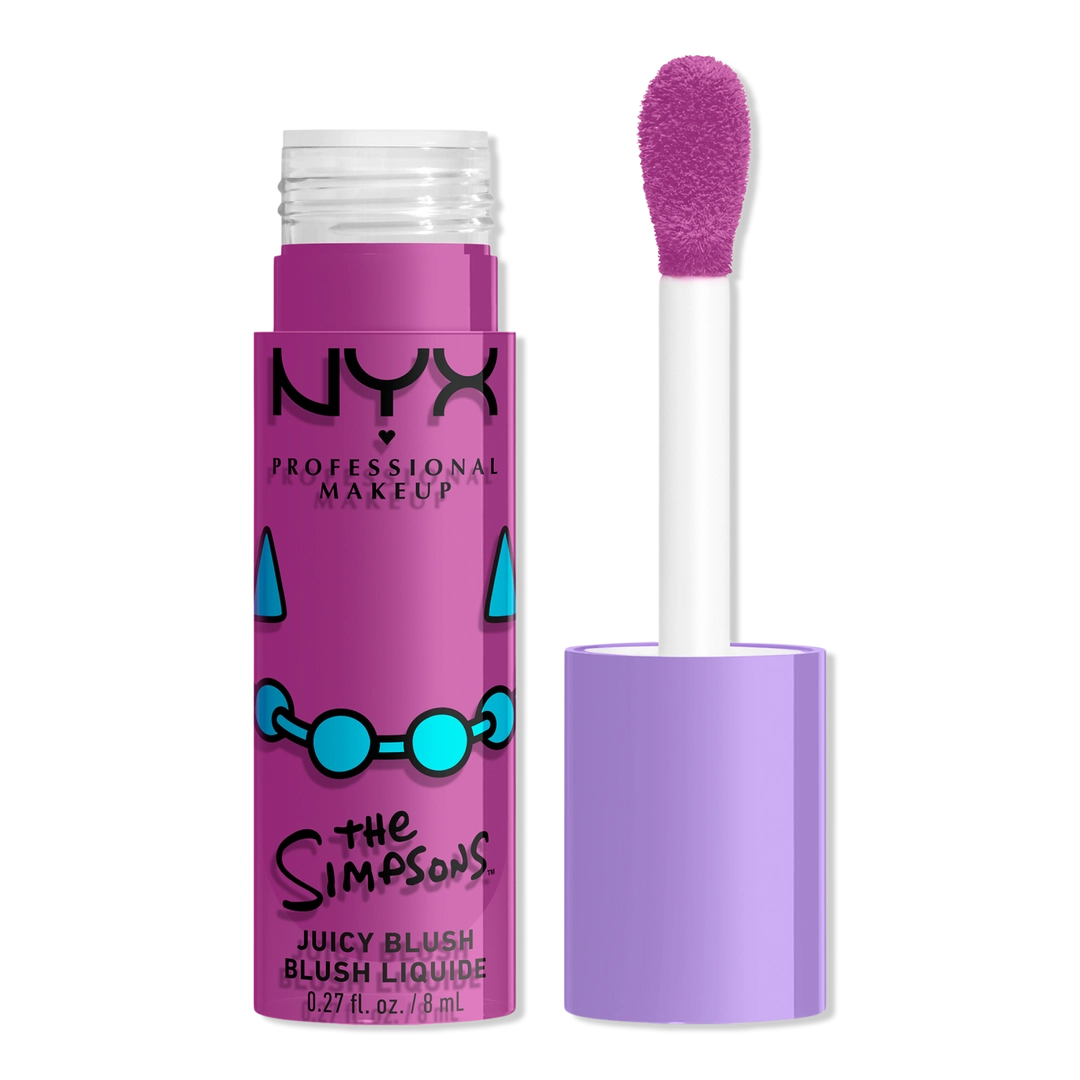 NYX Professional Makeup Simpsons Collab Saucy Sisters' Fat Cheeks Juicy Liquid Blush - Lavender Sass