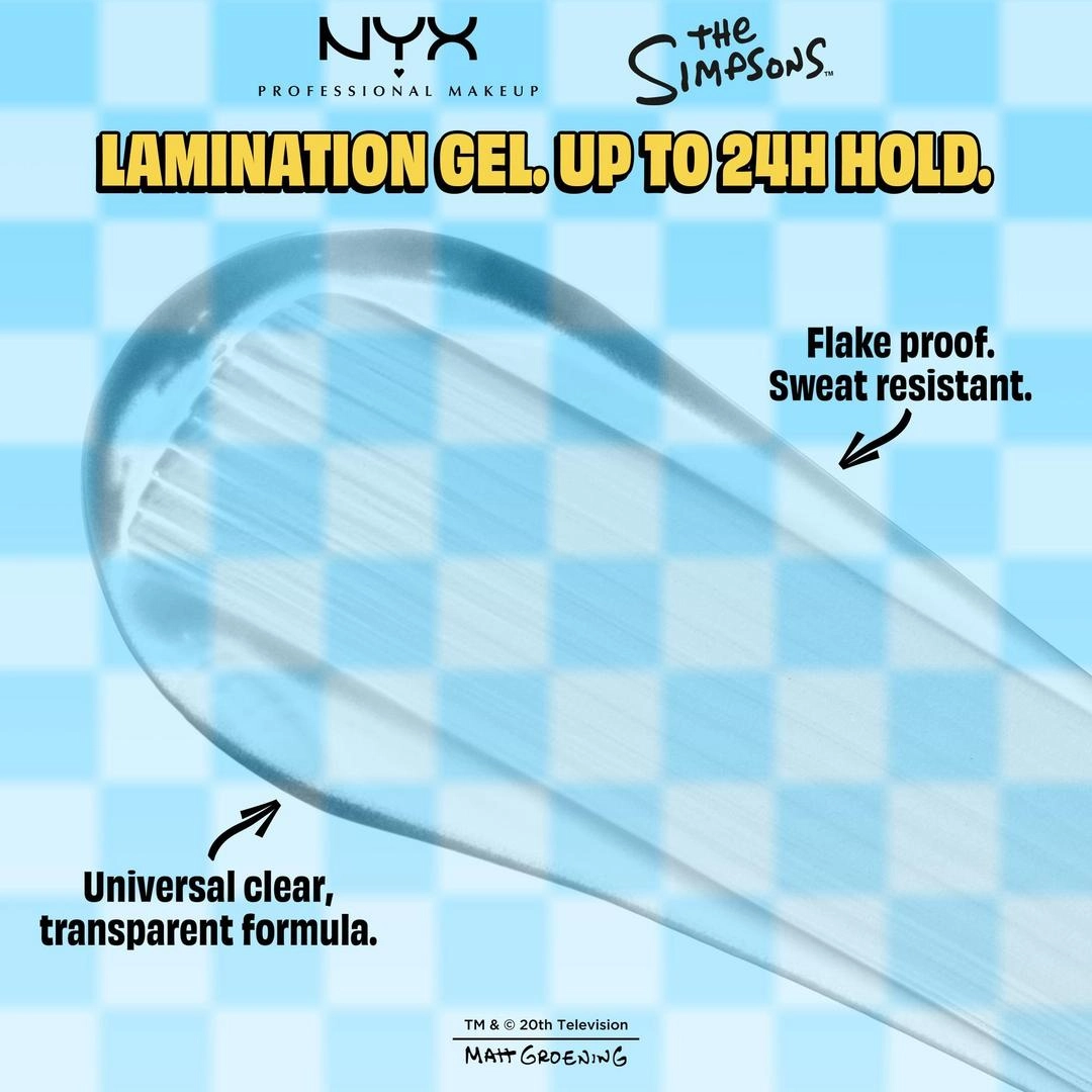 NYX Professional Makeup Simpsons Collab Marge Mega Glue 2-in-1 Brow & Hair Styler - Imagen 3