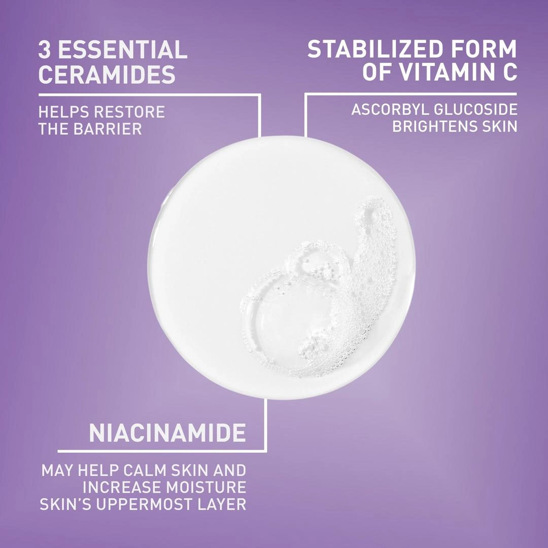 CeraVe Brightening Vitamin C Cleanser for Dull & Uneven Skin Tone - Imagen 4