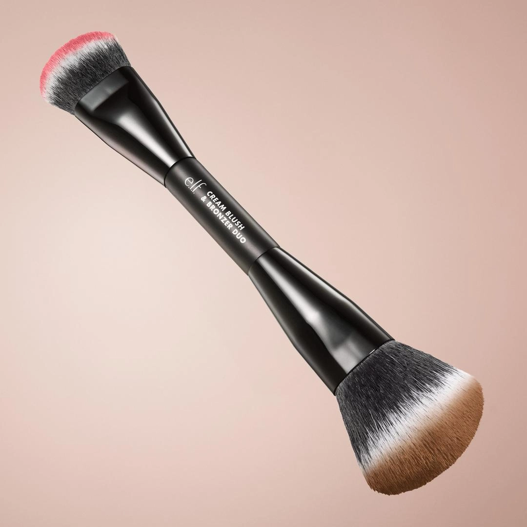 e.l.f. Cosmetics Cream Blush & Bronzer Duo Brush - Imagen 5