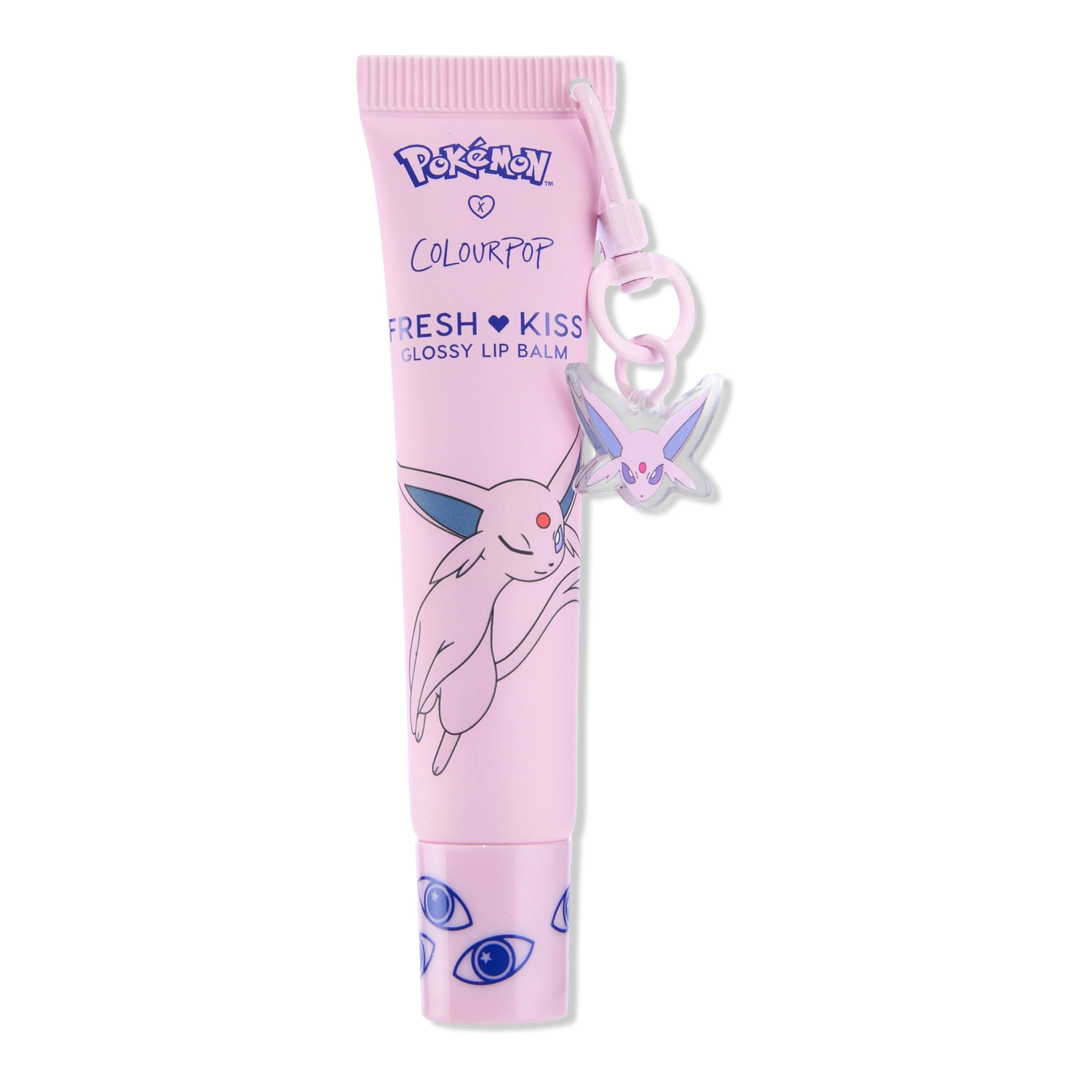 ColourPop X Pokémon Fresh Kiss Glossy Lip Balm w/ Keychain Charm Espeon