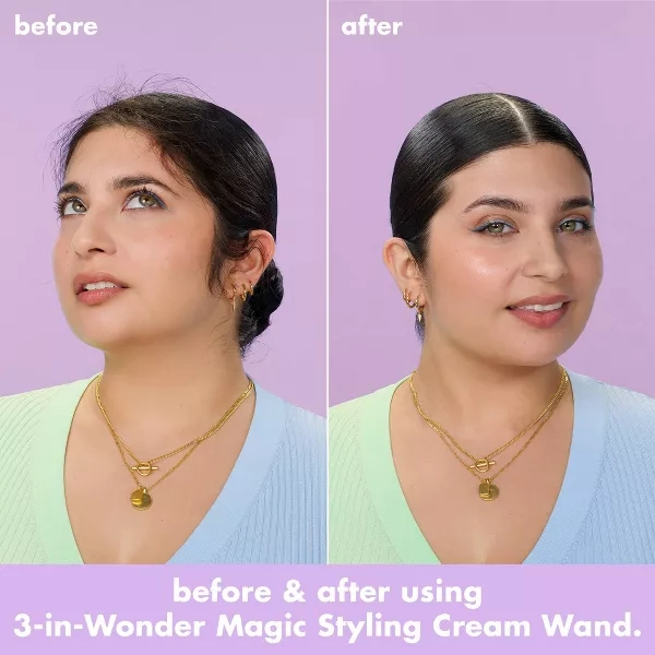 e.l.f. Hair 3-in-Wonder Magic Styling Cream Wand - Smooth Frizz + Slick Flyaways - Imagen 3