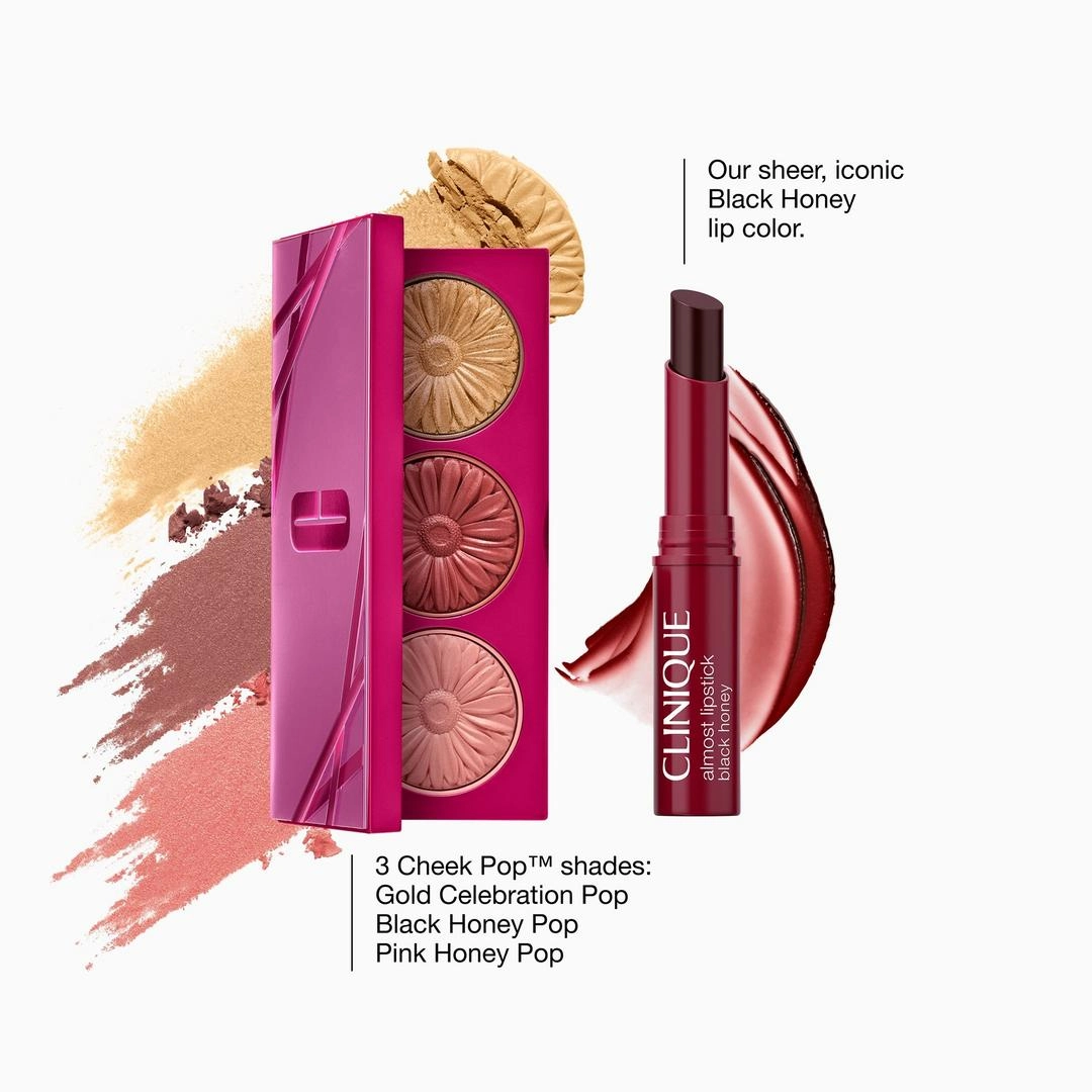 Clinique 2 Piece Limited Edition Party Pair Duo Holiday Makeup Gift Set - Imagen 2