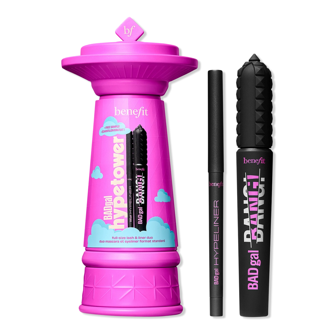 Benefit Cosmetics BADgal Hypetower Eye Makeup Duo Mascara & Eyeliner Gift Set